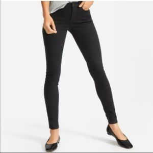 Everlane Midrise Black Skinny Jeans 26 Ankle